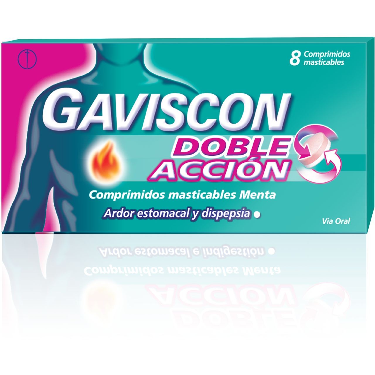 Gaviscon Doble Acción Comprimidos masticables - 8 unidades