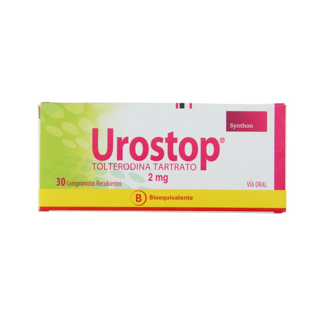 Urostop Comprimidos Recubiertos 2mg - 30 unidades