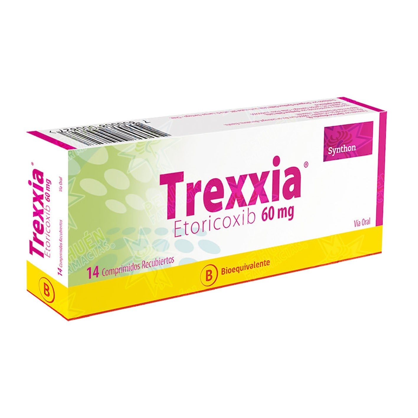 Trexxia Comprimidos Recubiertos 60mg - 14 unidades