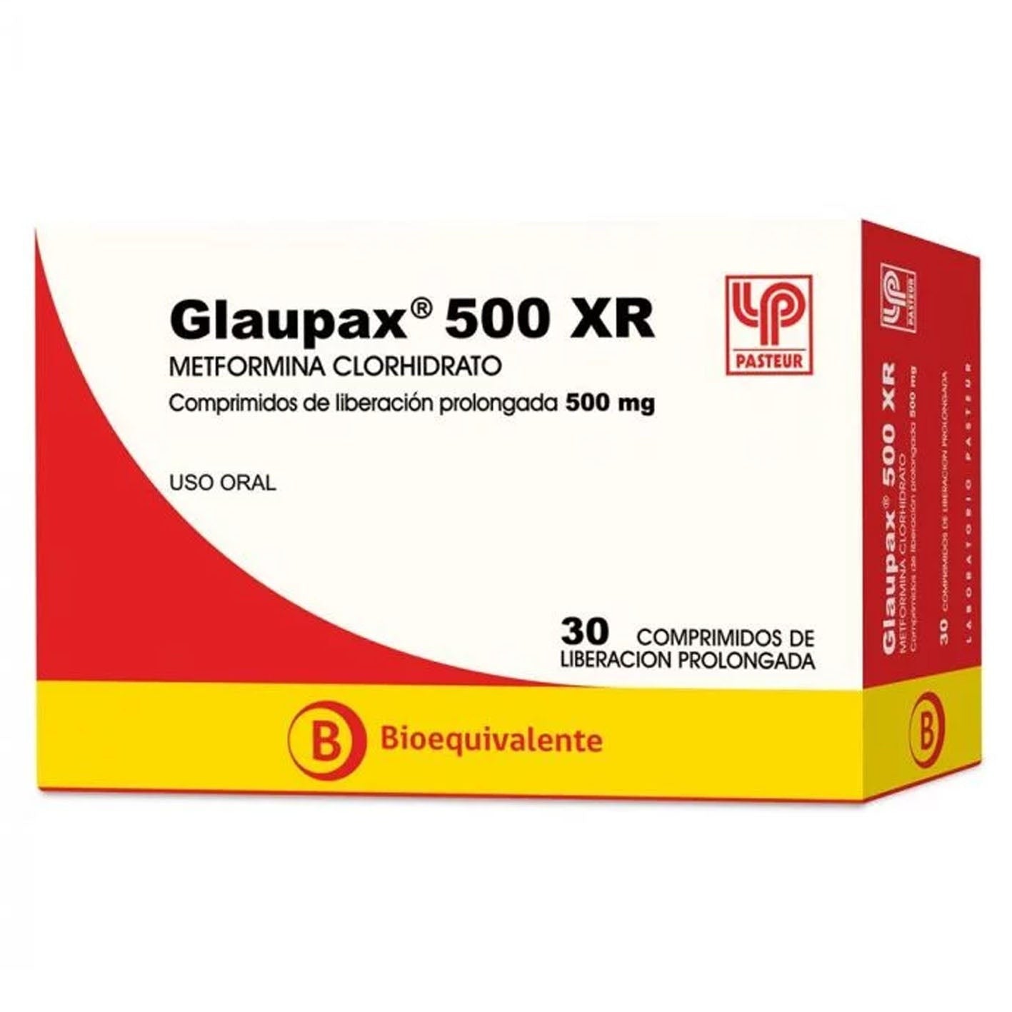 Glaupax XR Comprimidos de Liberación Prolongada 500mg - 30 unidades