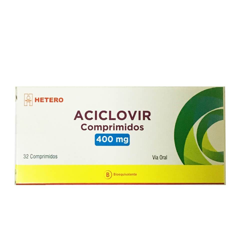 Aciclovir Comprimidos 400mg - 32 unidades