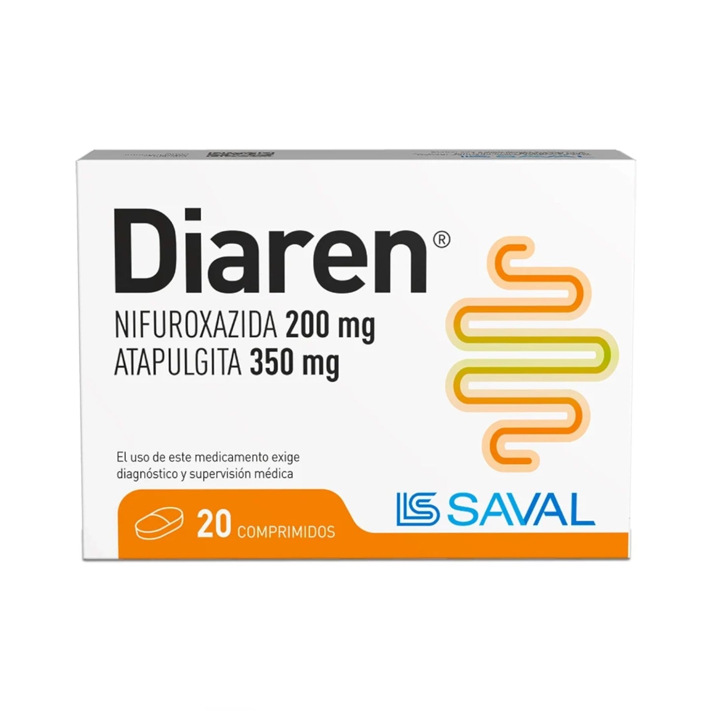 Diaren Comprimidos - 20 unidades