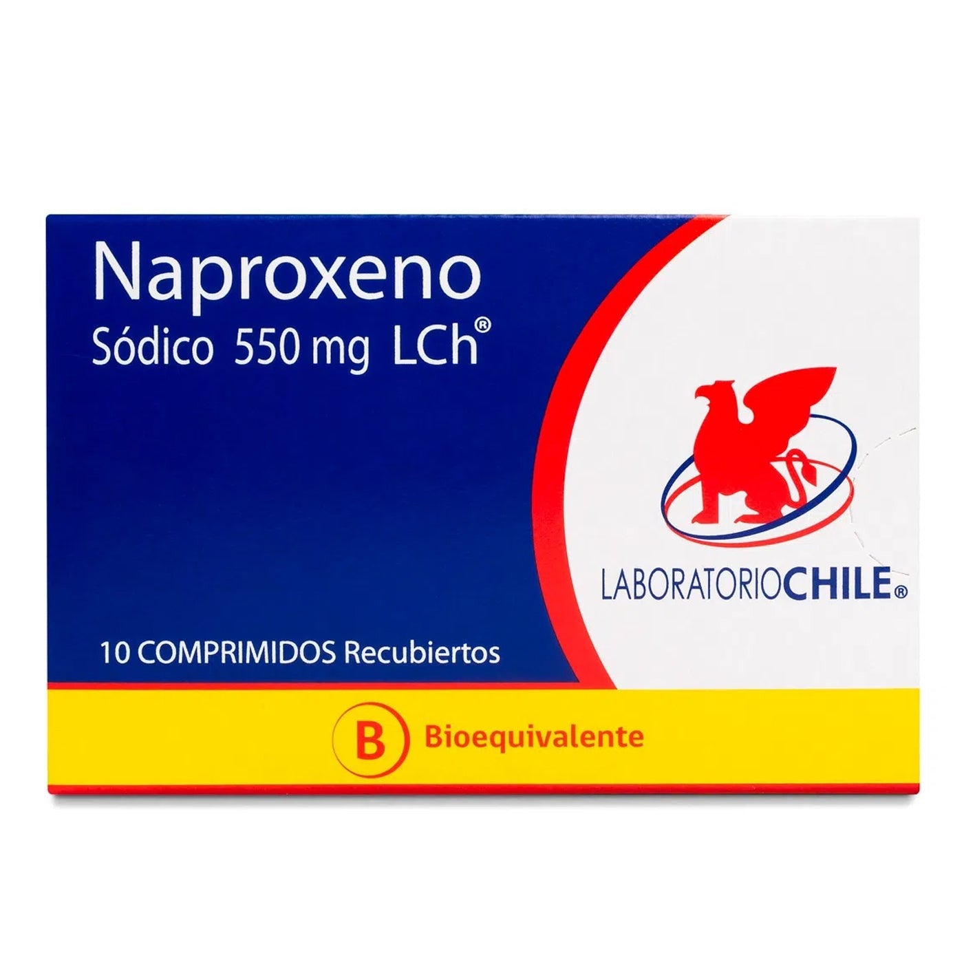Naproxeno Comprimidos recubiertos 550 mg - 10 unidades