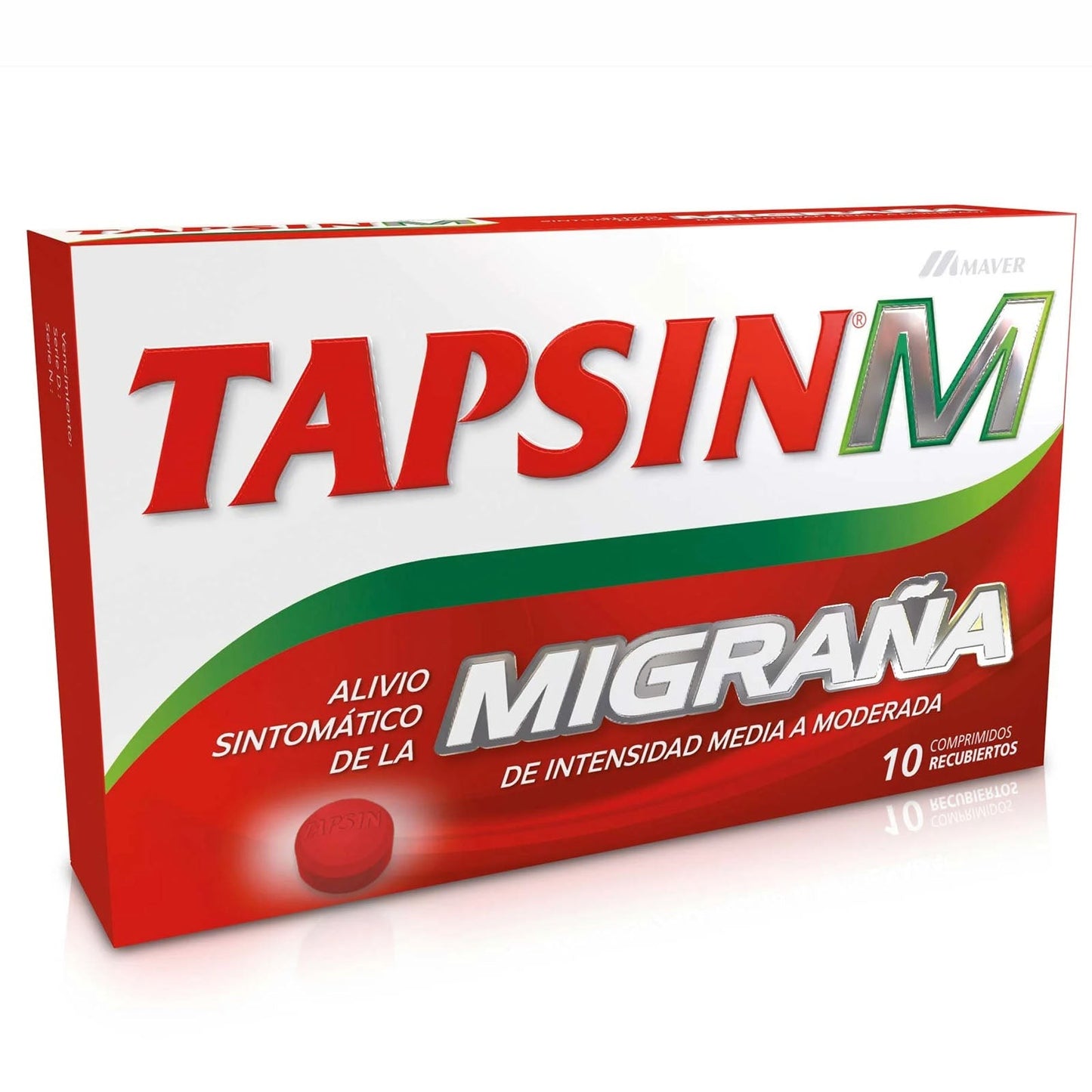 Tapsin Migraña Comprimidos Recubiertos - 10 Unidades - 10 unidades