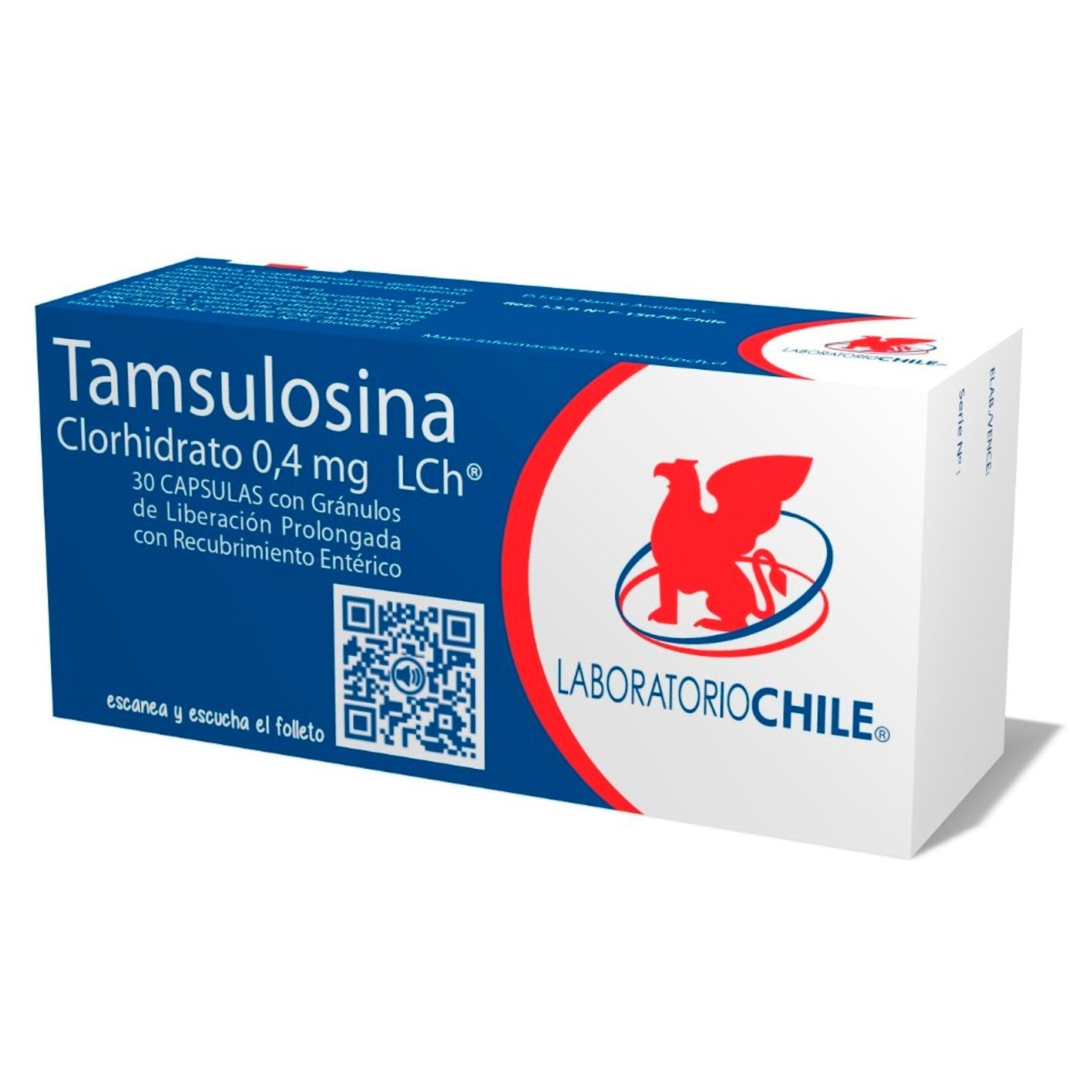 Tamsulosina Cápsulas con Gránulos de Liberación Prolongada 0,4mg - 30 unidades