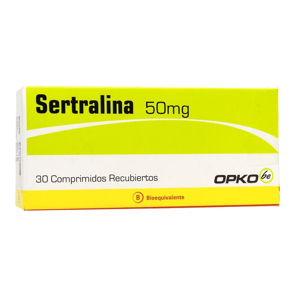 Sertralina Comprimidos Recubiertos 50mg - 30 unidades