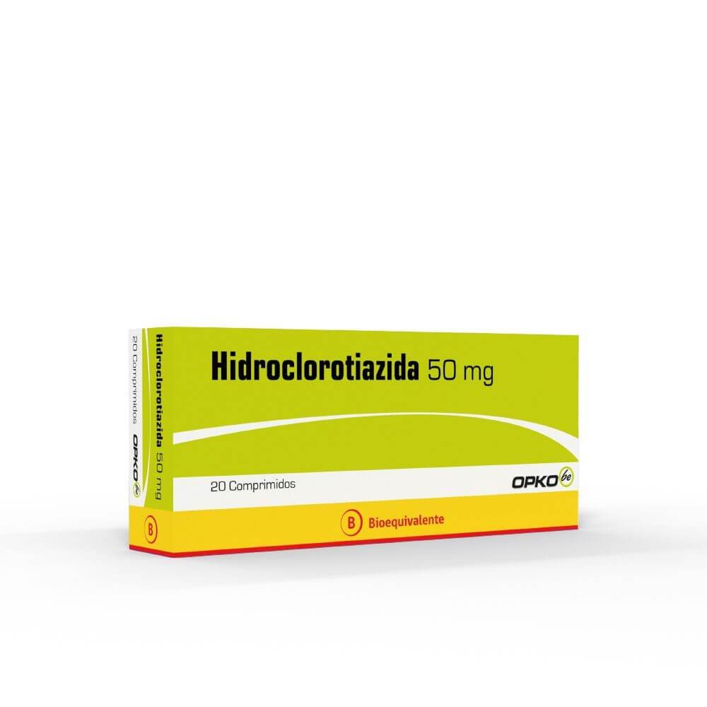 Hidroclorotiazida Comprimidos 50mg - 20 unidades
