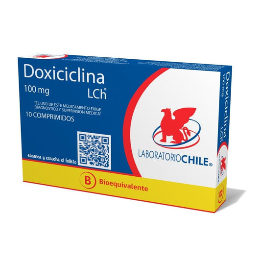 Doxiciclina Comprimidos 100mg - 10 unidades