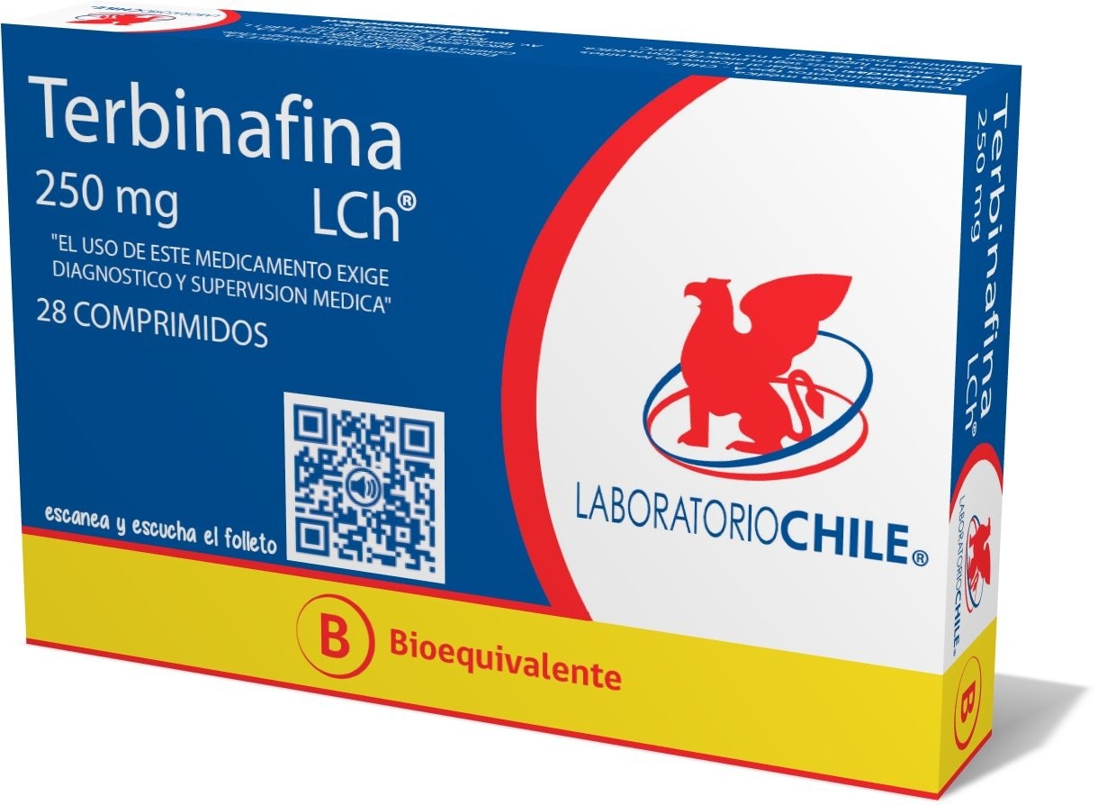 Terbinafina Comprimidos 250mg - 28 unidades