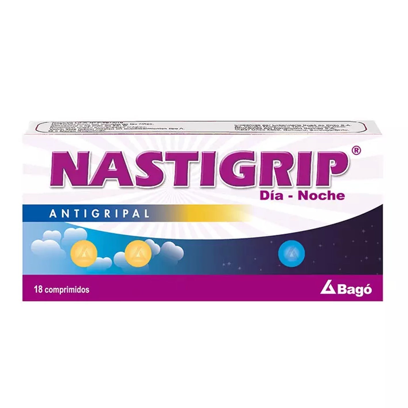 Nastigrip Día-Noche Comprimidos - 18 unidades