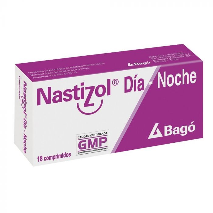 Nastizol Día-Noche Comprimidos - 18 unidades