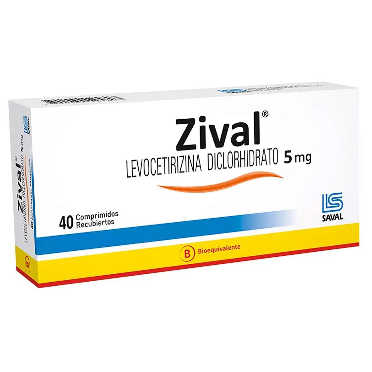 Zival Comprimidos 5mg - 40 unidades
