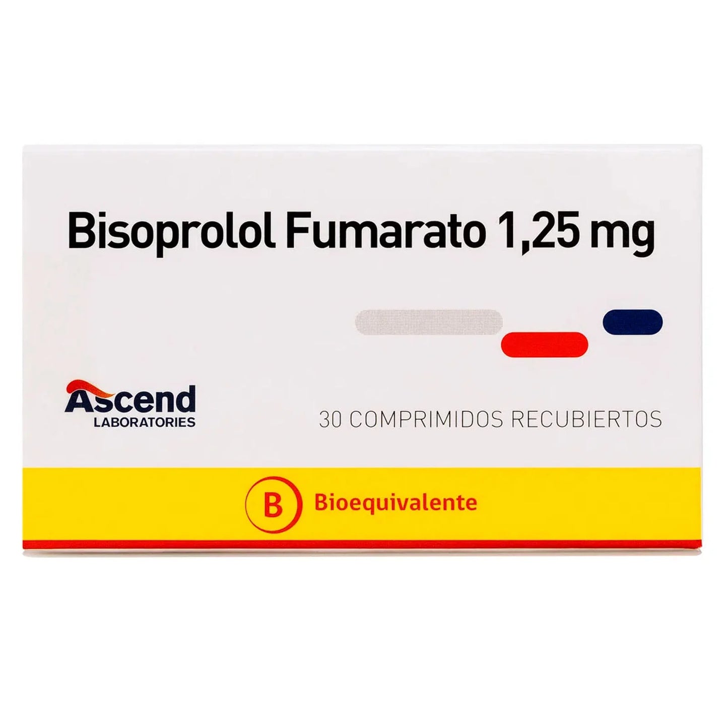Bisoprolol Comprimidos Recubiertos 1,25mg