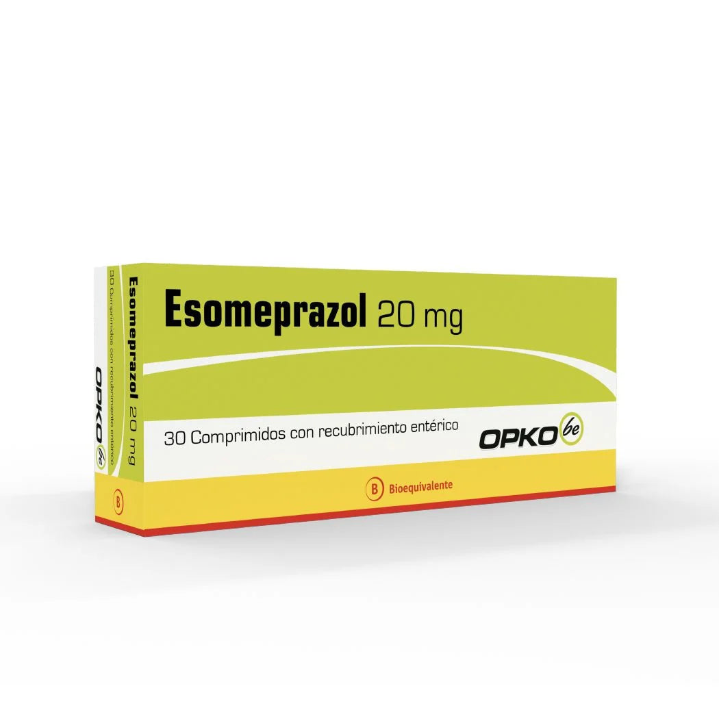 Esomeprazol Comprimidos con Recubrimiento Entérico 20mg