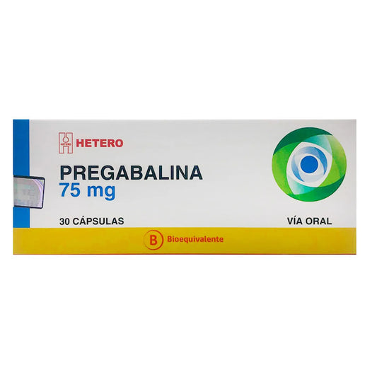 Pregabalina Cápsulas 75mg
