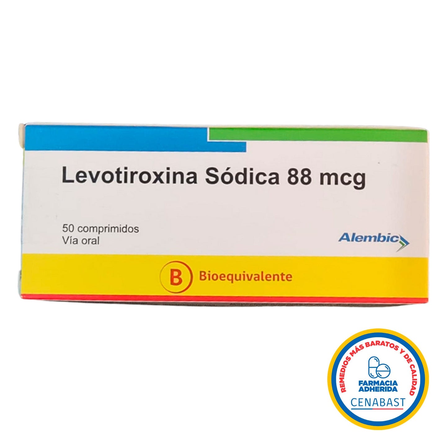 Levotiroxina Comprimidos 88mcg Producto Cenabast