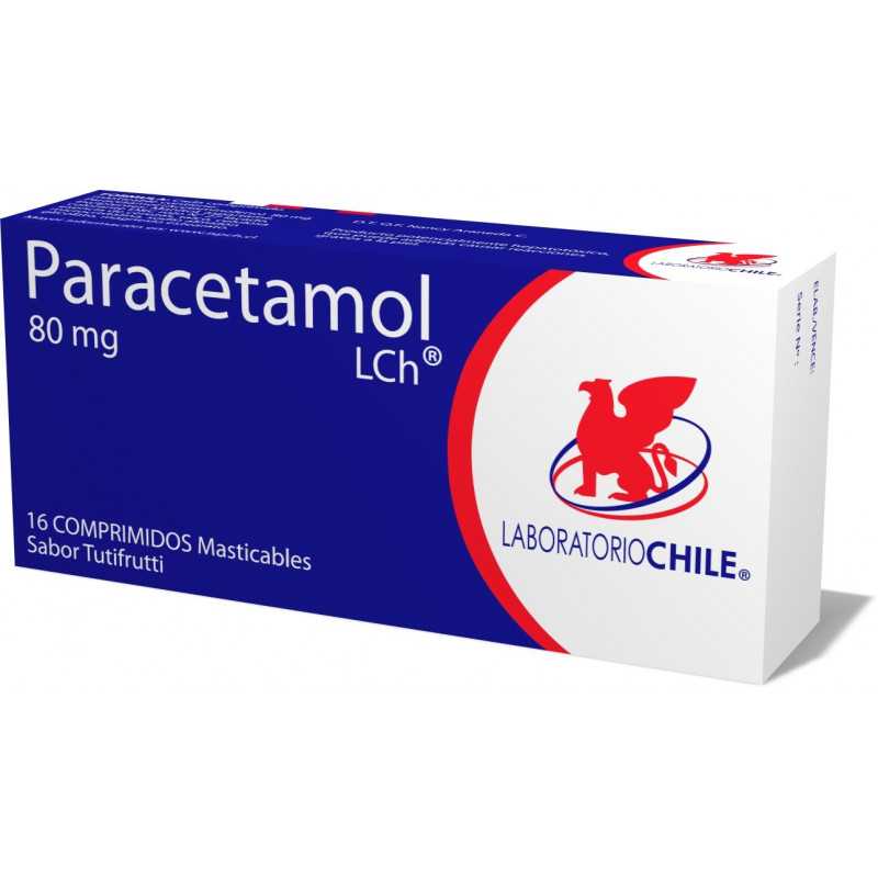 Paracetamol Comprimidos masticables 80mg
