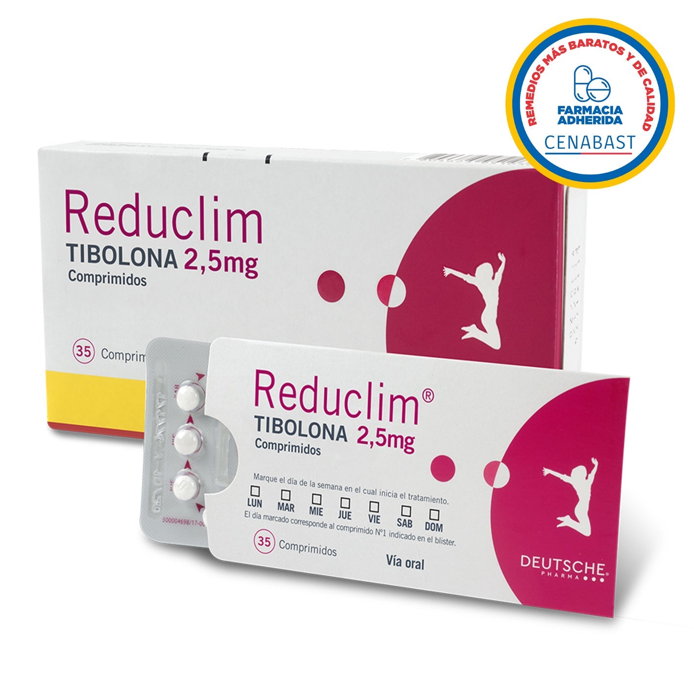 Reduclim Comprimidos 2,5mg Producto Cenabast